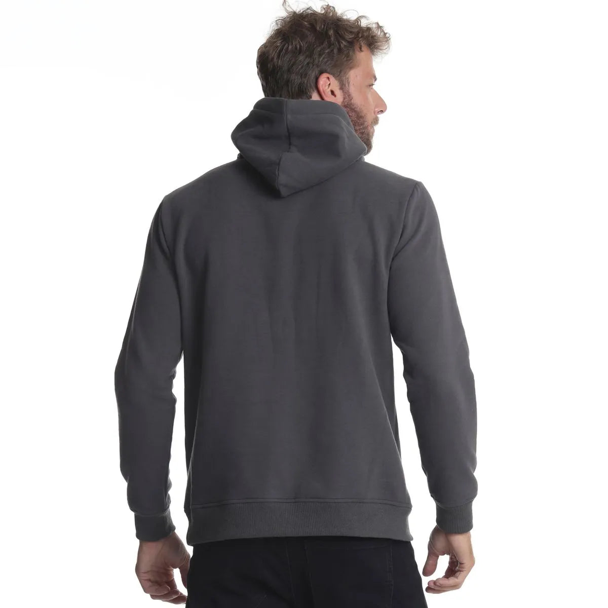polerón-hombre-capucha-regular-fit-fleece-gris-