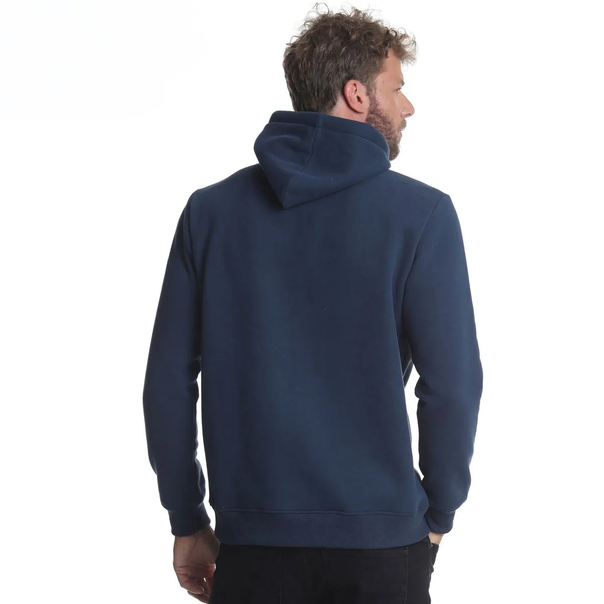 polerón-hombre-capucha-regular-fit-fleece-azul-marino