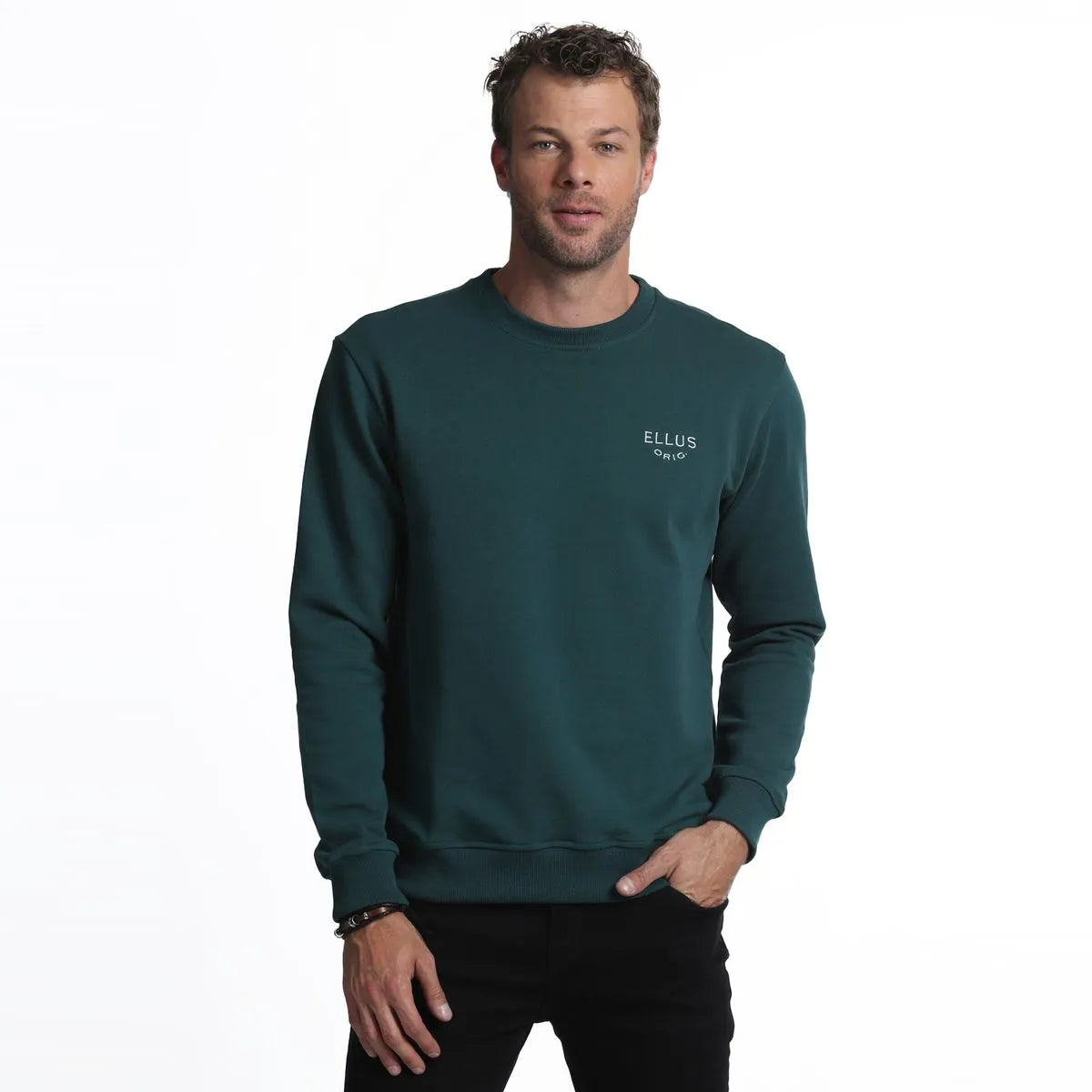 poleron-hombre-cuello-redondo-terry-ellus-originals-verde-musgo