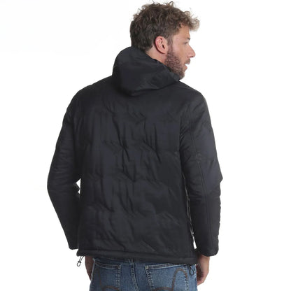 parka-hombre-logomania-3/4-negro
