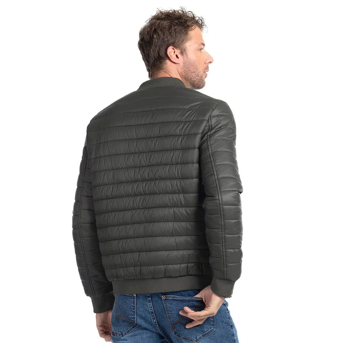 parka-hombre-bomber-básica-verde