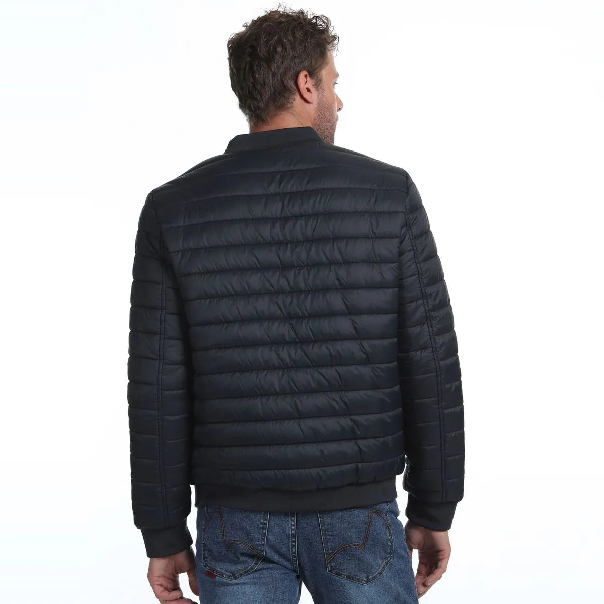 parka-hombre-bomber-básica-azul-