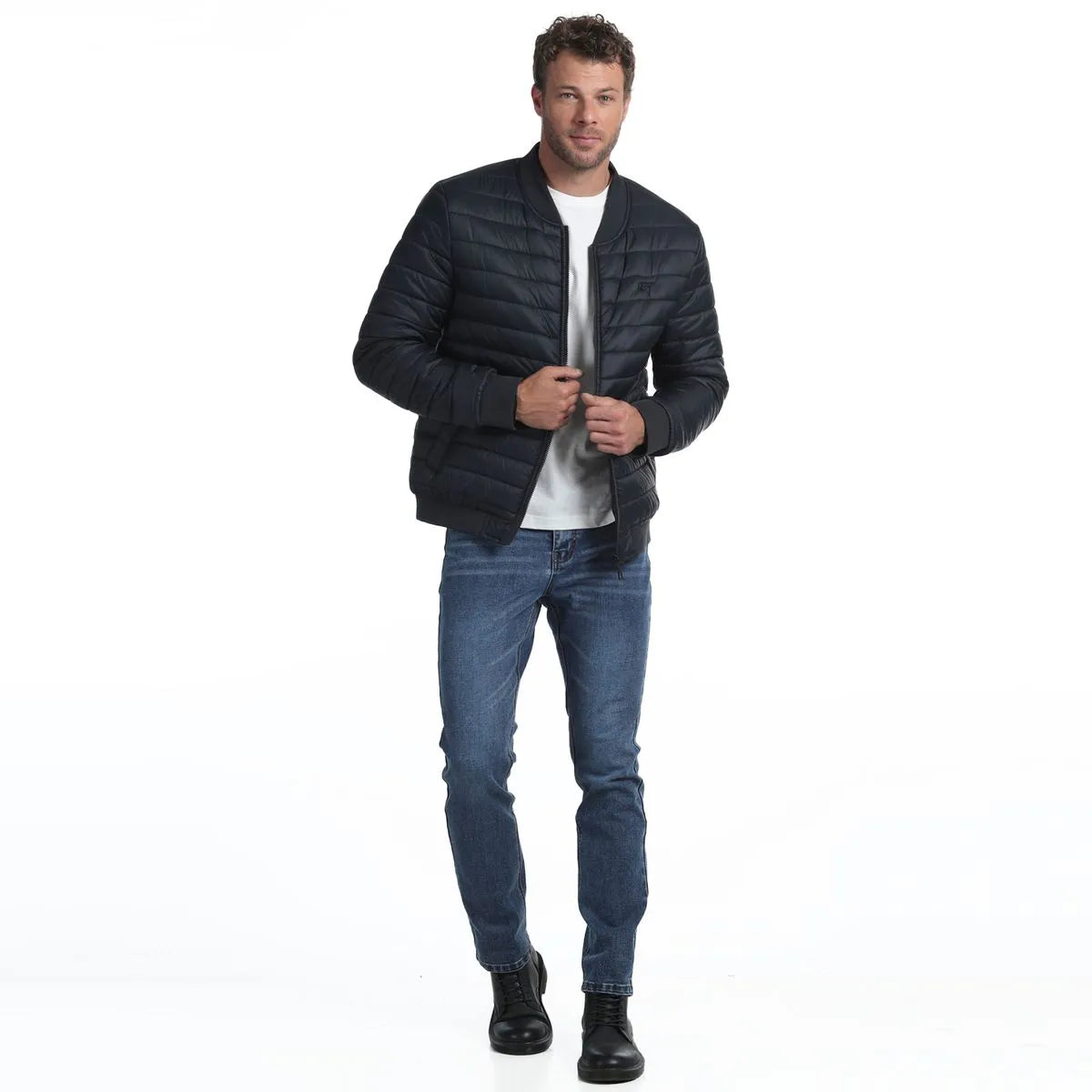 parka-hombre-bomber-básica-azul-