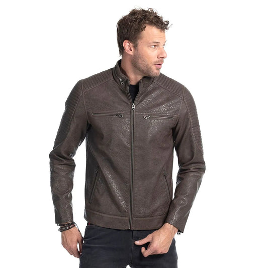 chaqueta-hombre-pu-rider-moto-cafe