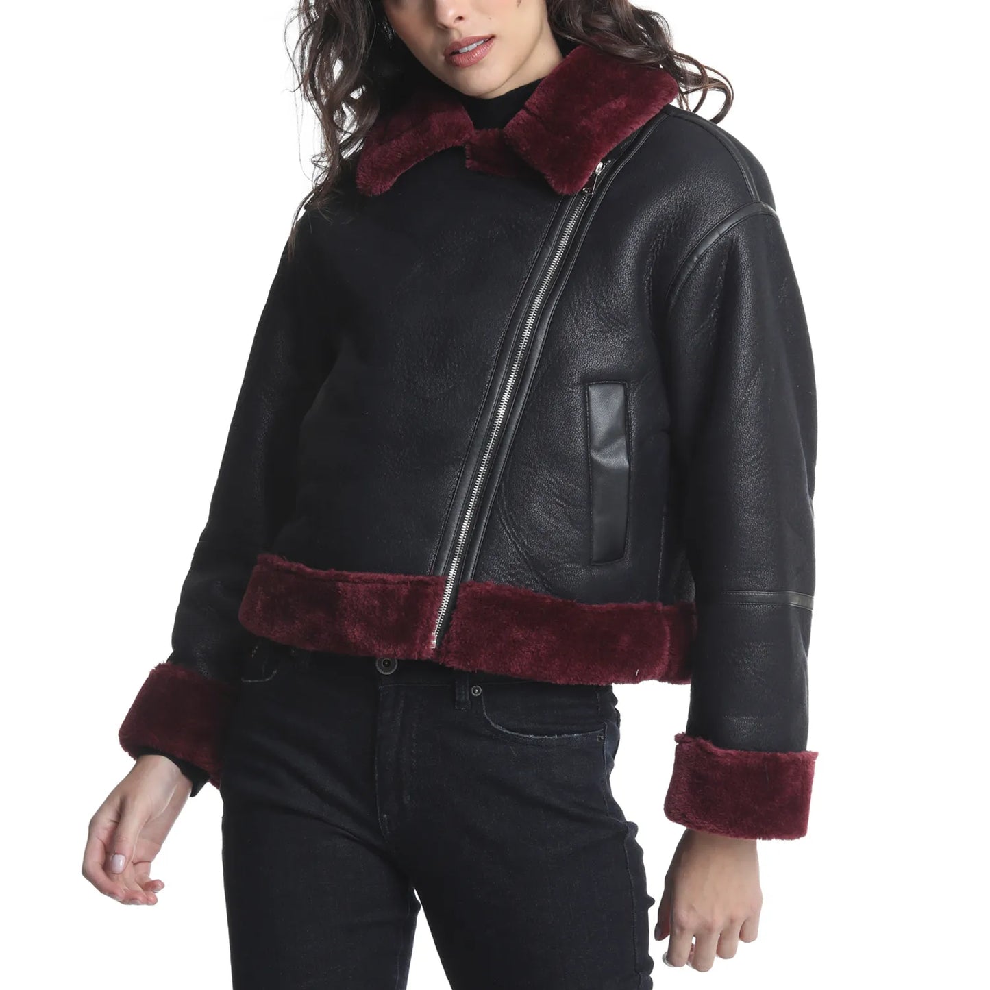 chaqueta-mujer-bonded-new-aviator-negro