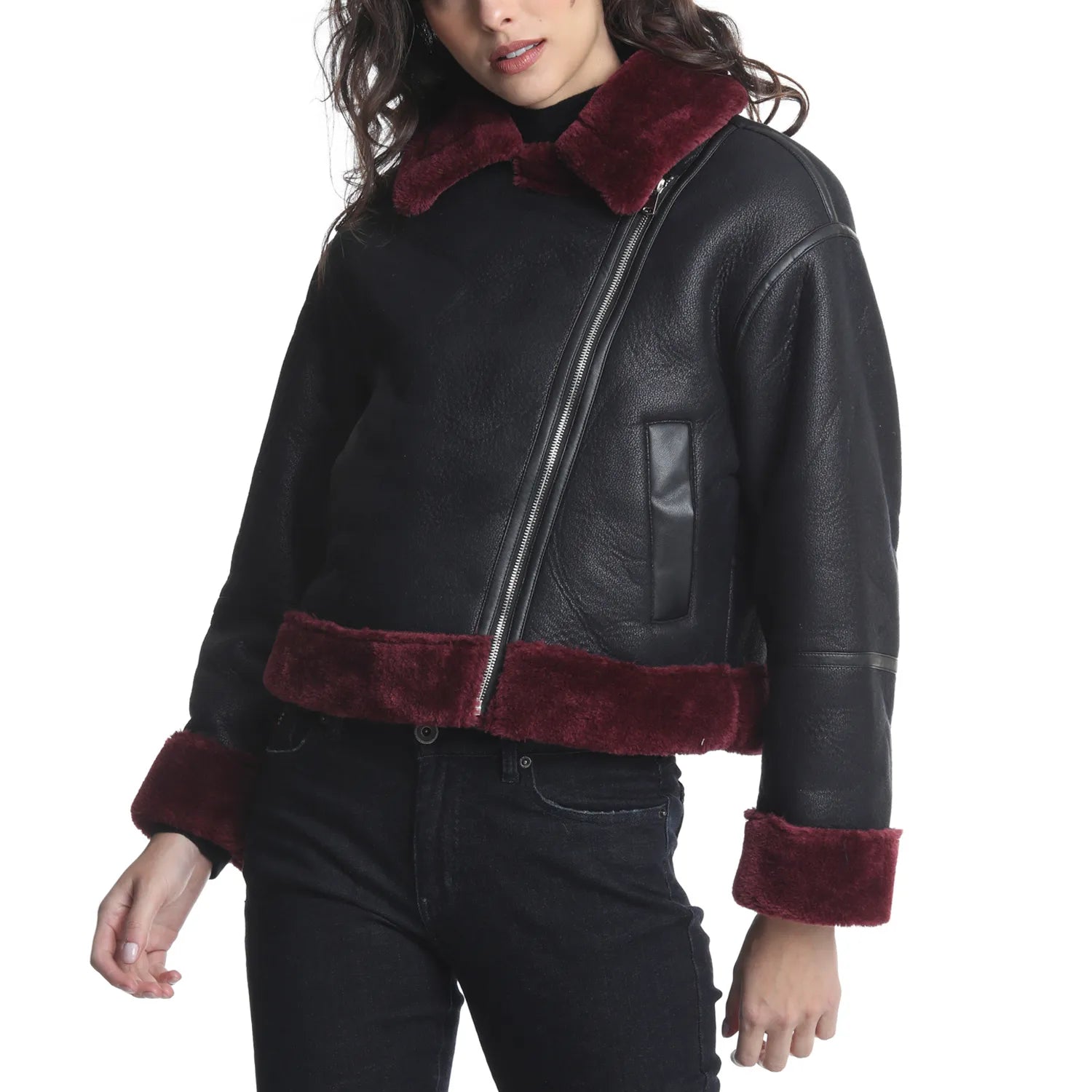 chaqueta-mujer-bonded-new-aviator-negro