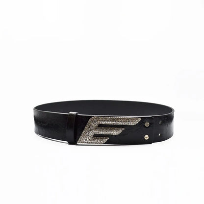 cinturón-mujer-hebilla-con-brillos-3,8cm-negro