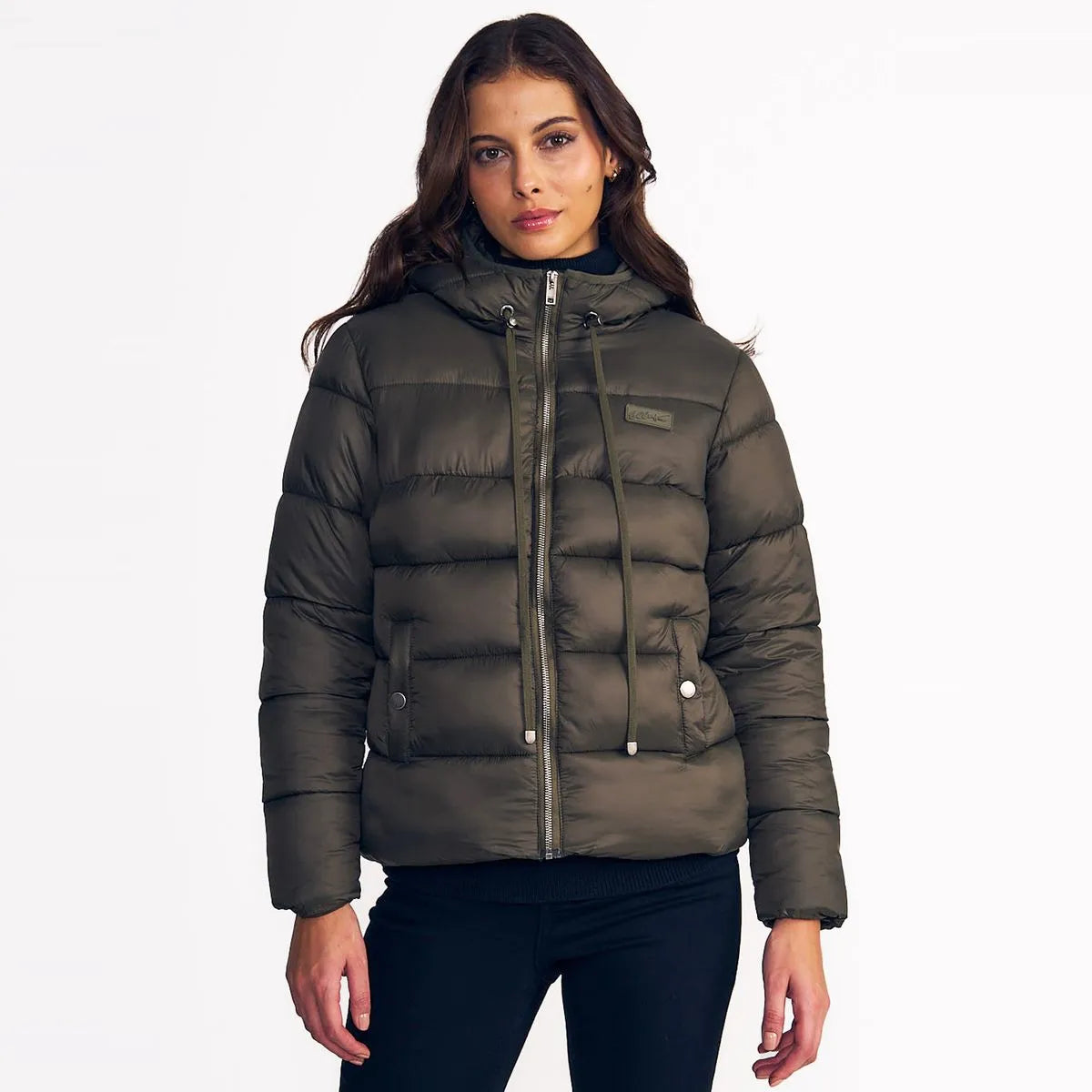 parka-mujer-basica-corta-verde