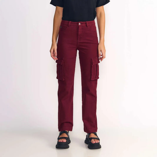 pantalon-mujer-cargo-tiro-ultra-alto-burdeo