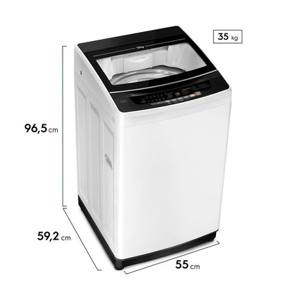 Lavadora Automática Mademsa 12 BZG Blanca