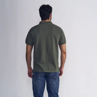 polera-m/c-polo-piqué-silicone-wash-verde