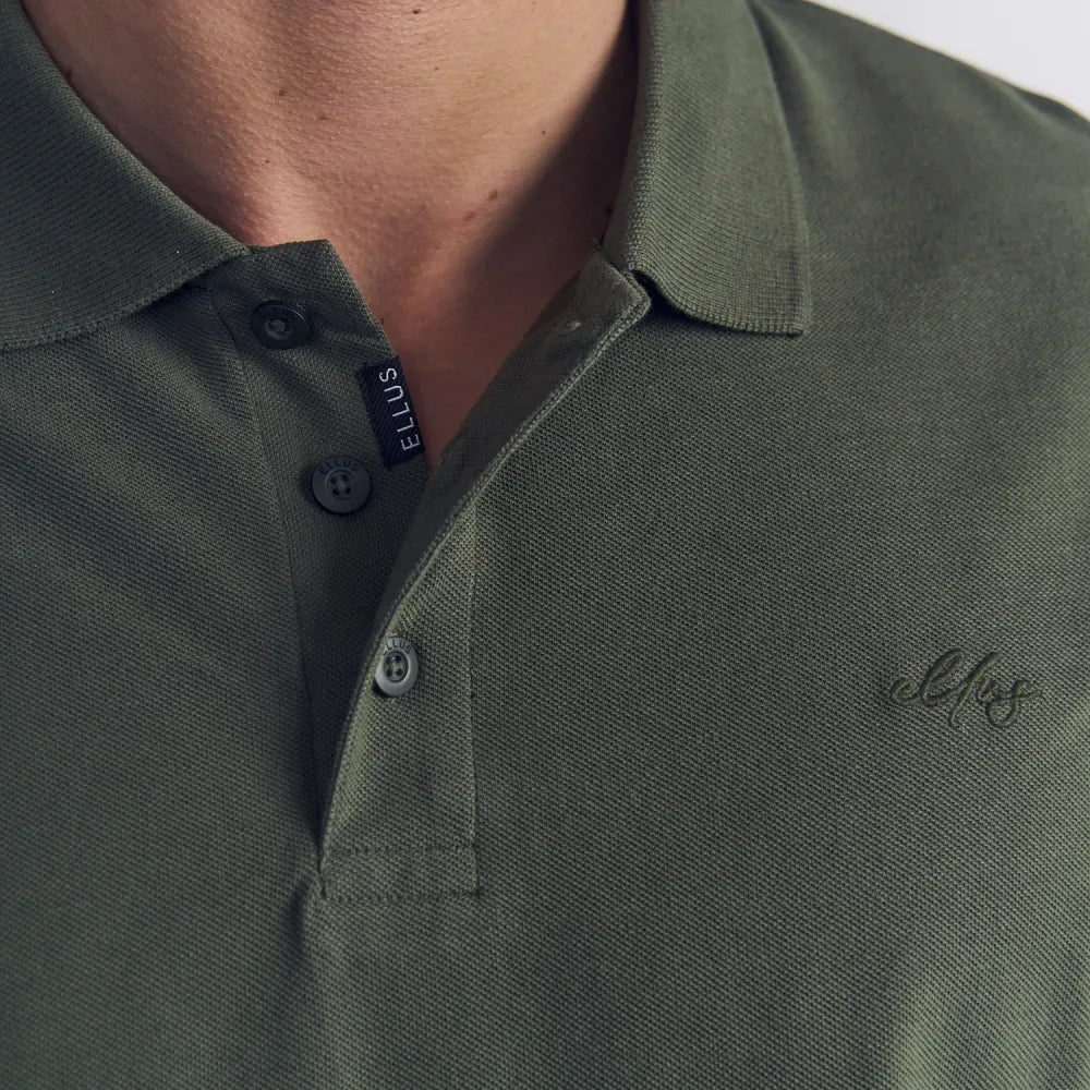 polera-m/c-polo-piqué-silicone-wash-verde