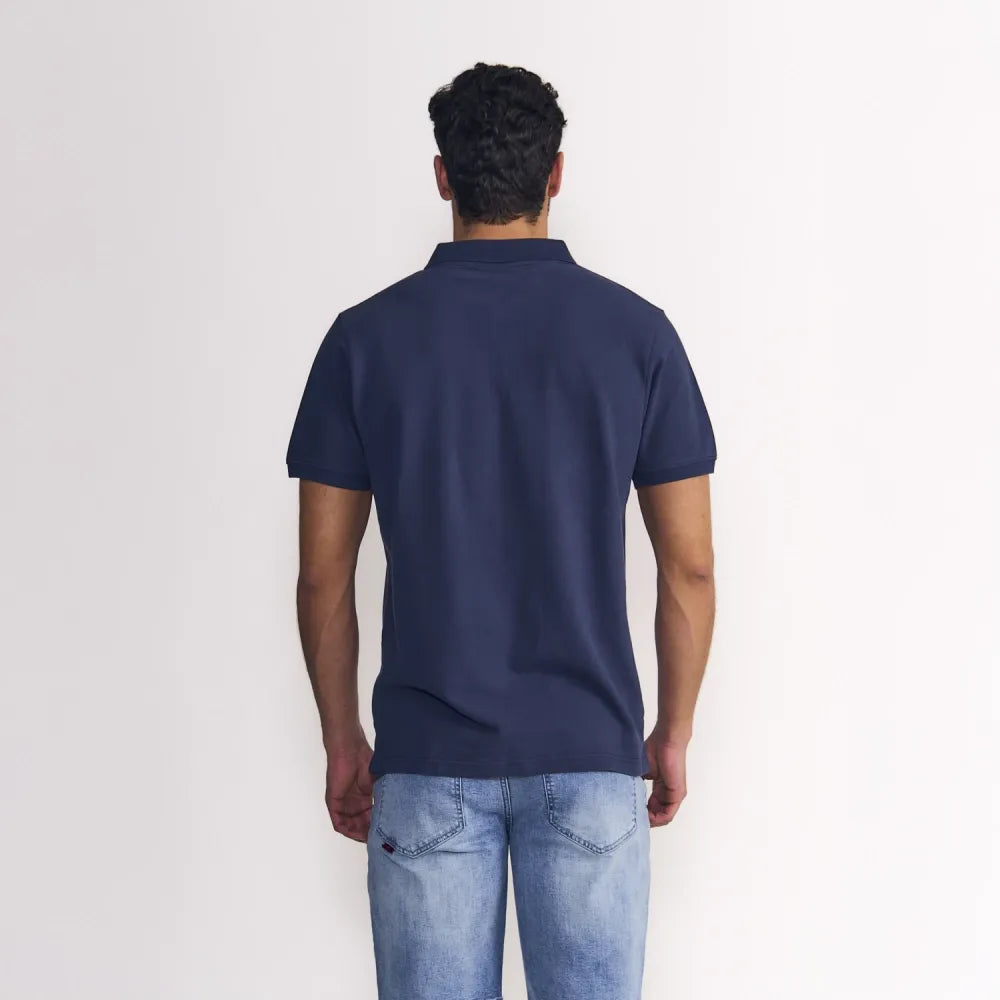 polera-hombre-m/c-polo-piqué-silicone-wash-azul