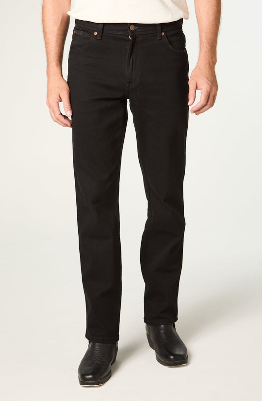 Jeans Hombre Tiro Alto Texas Negro