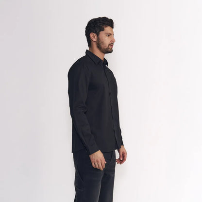 camisa-hombre-garment-dye-solid-negro