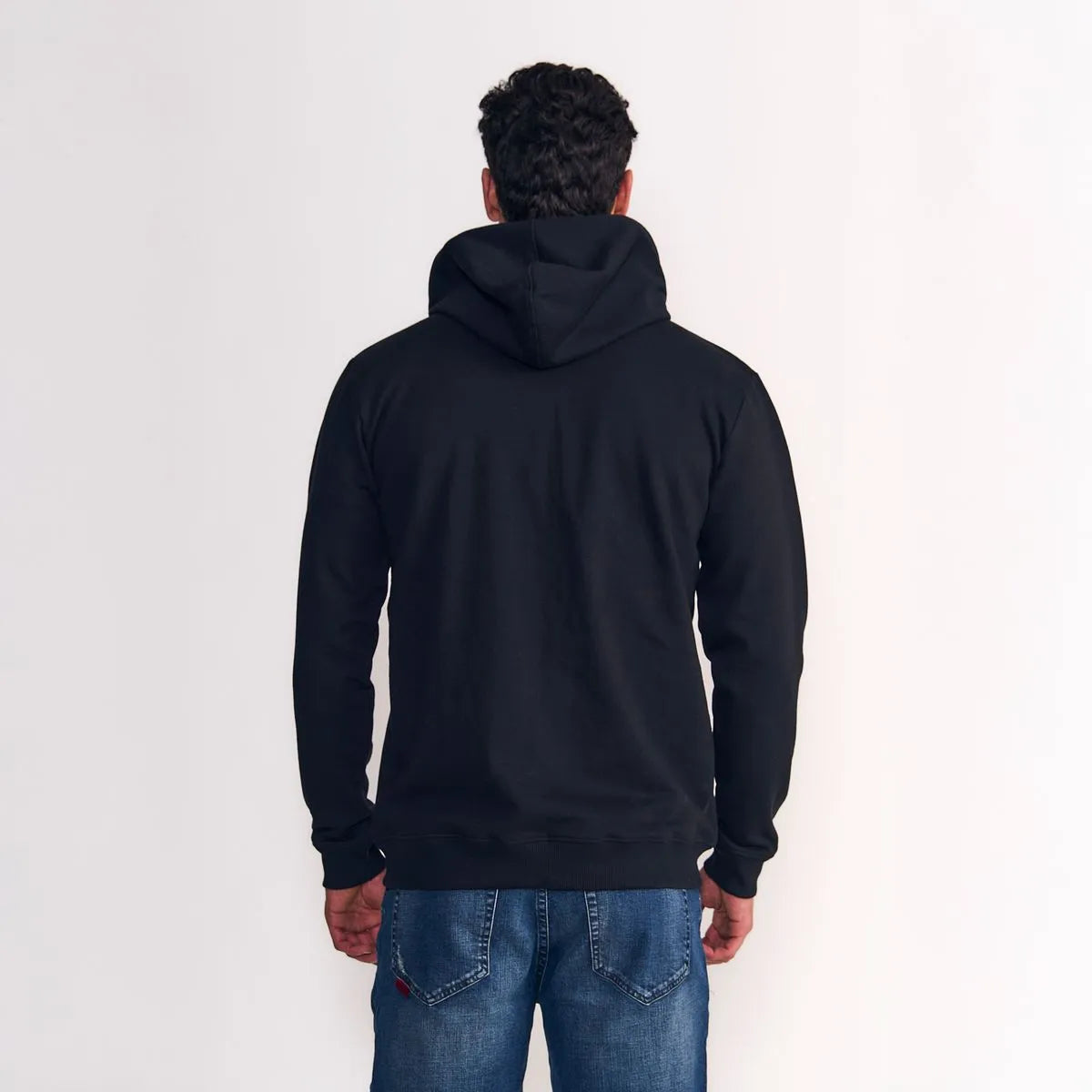 polerón-hombre-hoodie-full-zipper-light-fleece-black