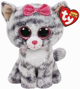 Peluche Beanie Boos Kiki Gato Gris