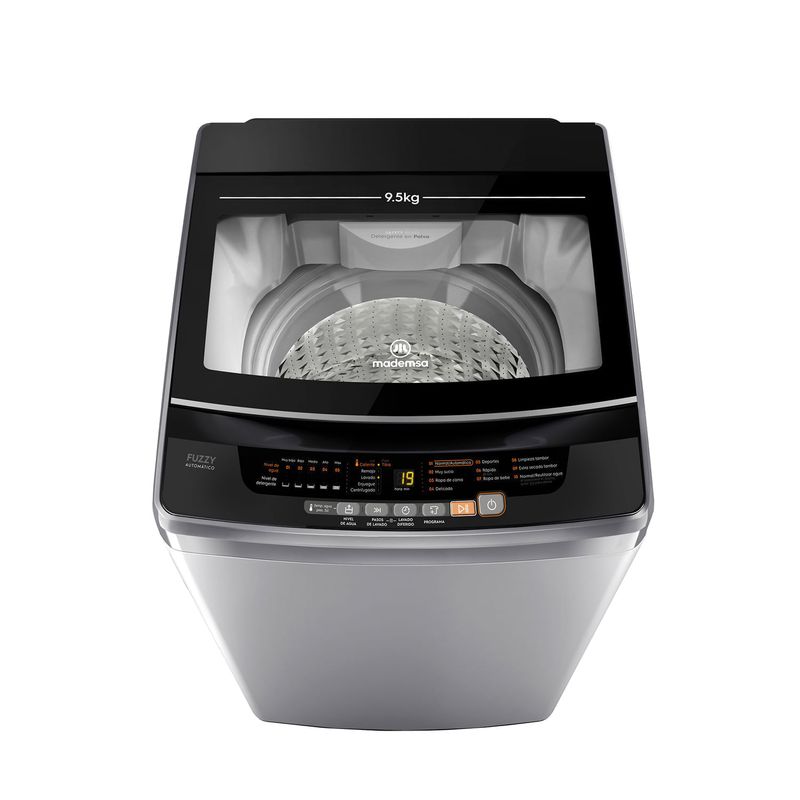 Lavadora Automática Mademsa 9,5 SZG Gris