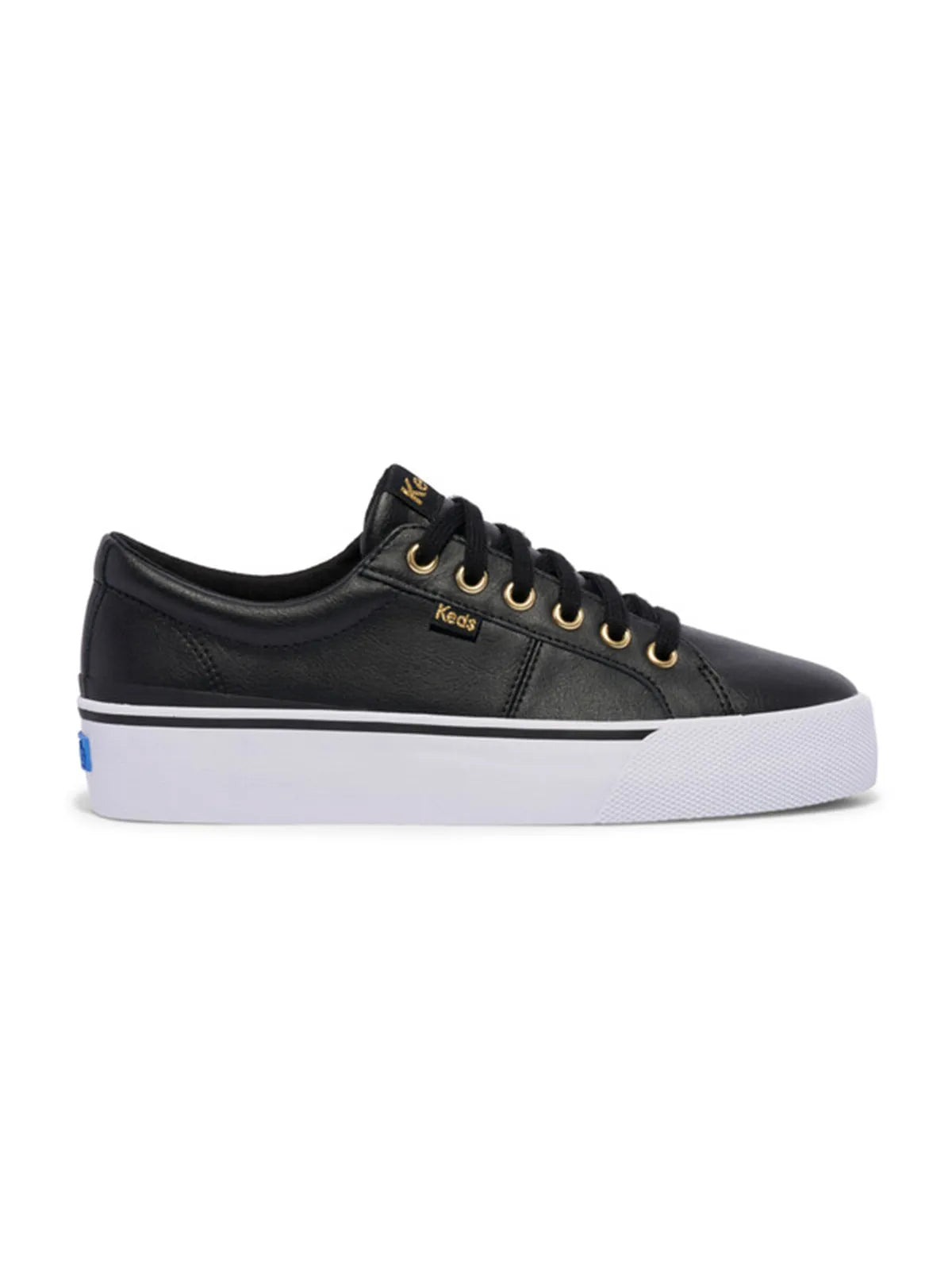 Zapatilla Mujer Cuero Jump Kick Duo Negra
