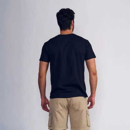polera-hombre-manga-corta-básica-logo-embroidery-negro