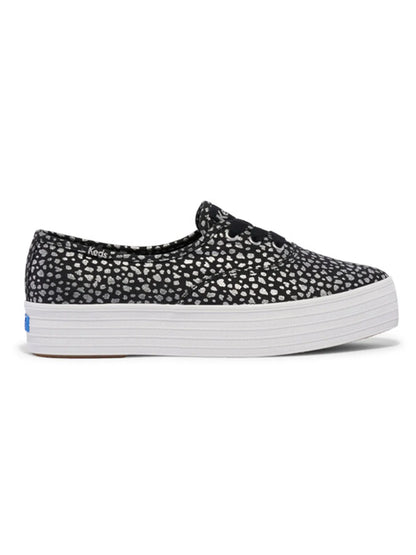 Zapatilla Mujer Pint Canvas Mini Dot Print Negro