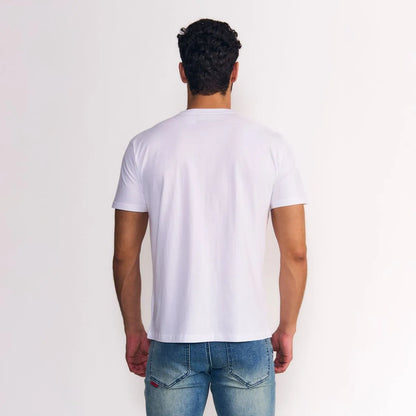 polera-hombre-manga-corta-básica-logo-embroider-blanco