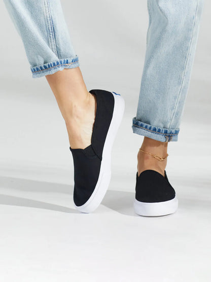 Zapatilla Mujer Double Decker Canvas negra