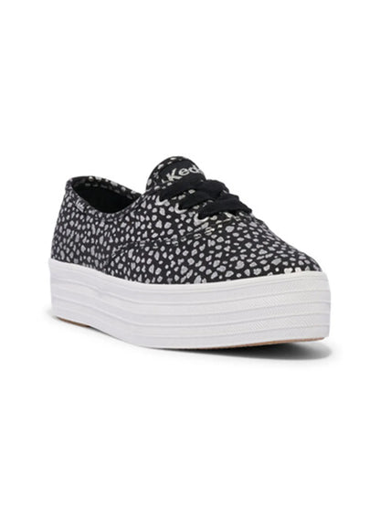 Zapatilla Mujer Pint Canvas Mini Dot Print Negro