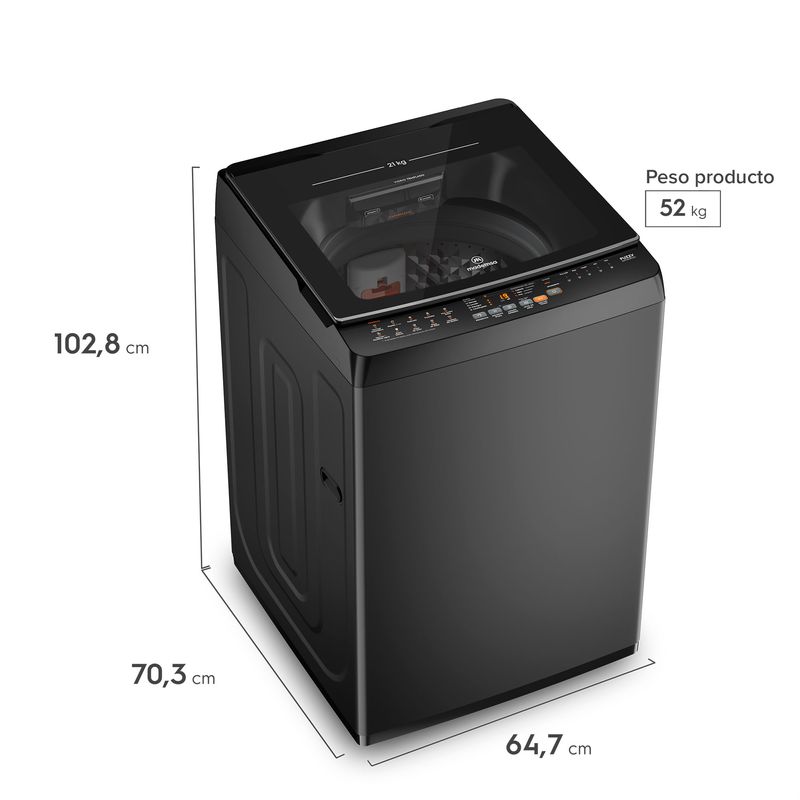 Lavadora Automática Mademsa 21Kg MDWMT21O