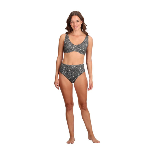 Bikini Mujer Modelante Gris Acero