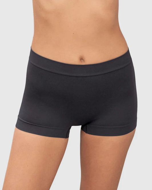 Bóxer Mujer En Tecnología Seamless De Total Comodidad Negro