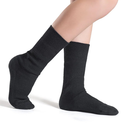 Calcetin Corto Unisex Escolar Bambú Pack 2 Negro