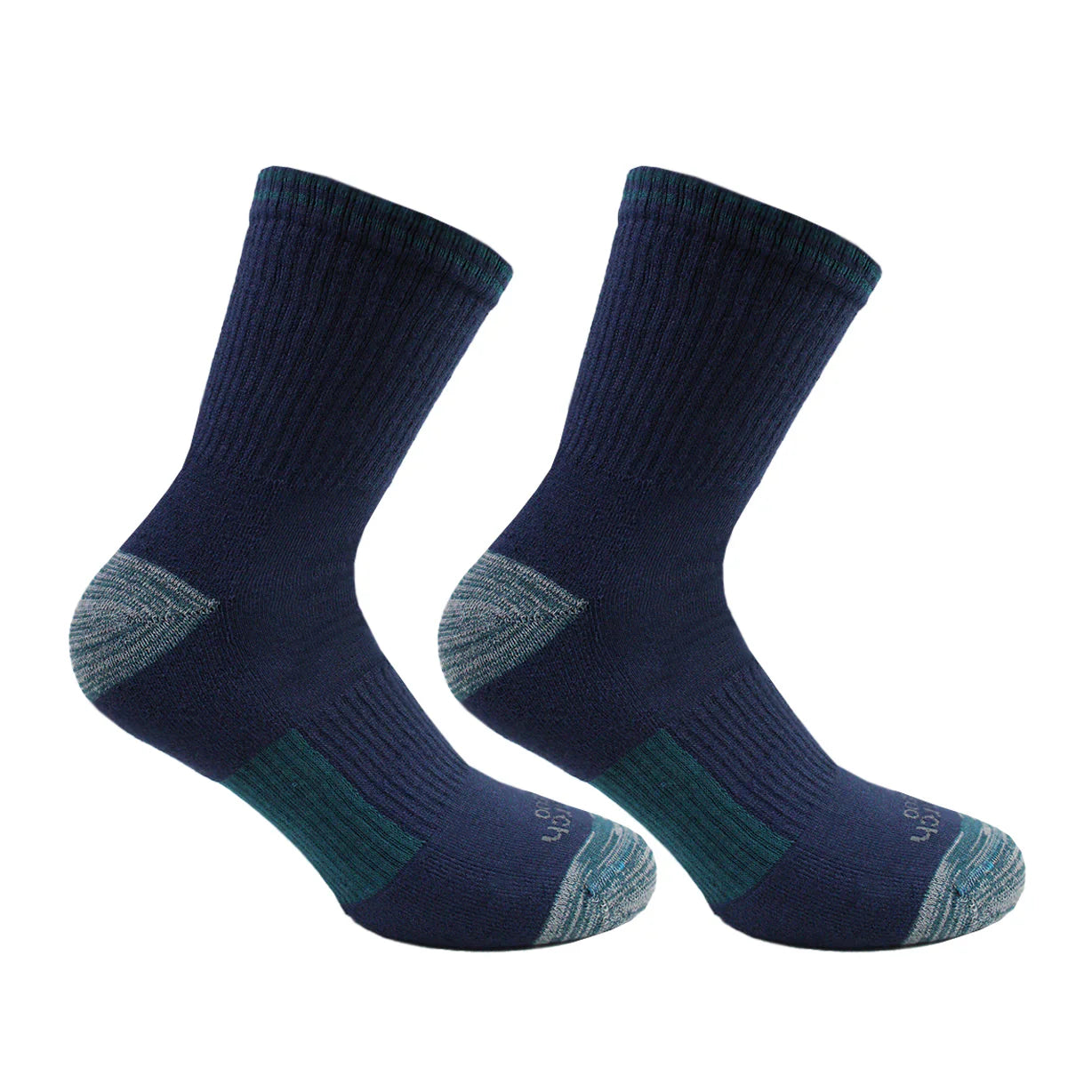 Calcetin Hombre Outdoor Bamboo + Coolmax 2 Pares 2/4 Azul