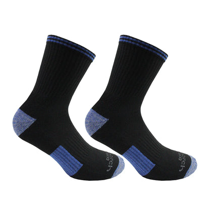 Calcetin Hombre Outdoor Bamboo + Coolmax 2 Pares 2/4 Negro