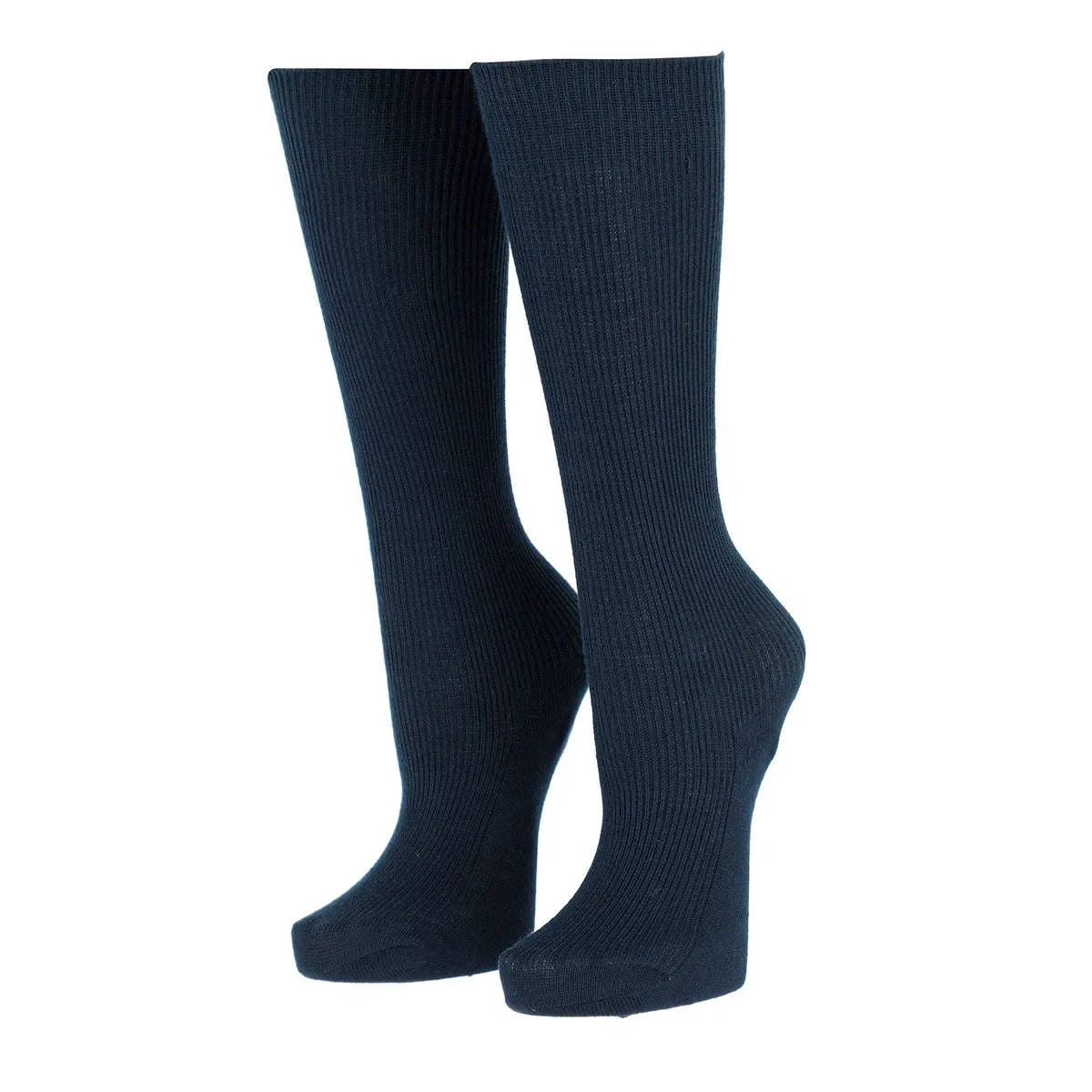 Calcetin Niña Largo Escolar Tripack Azul