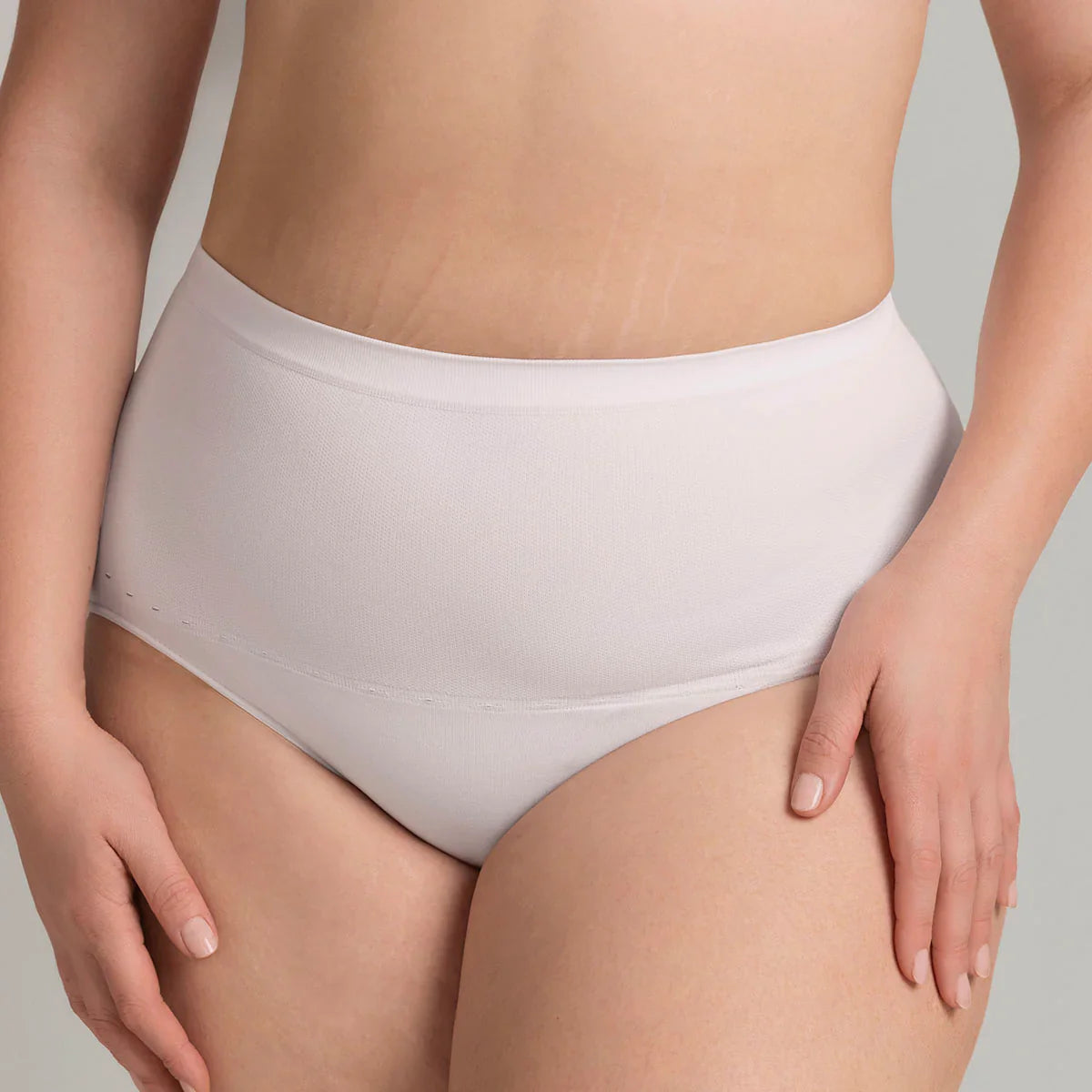 Calzon Mujer Alto Confort Size Blanco