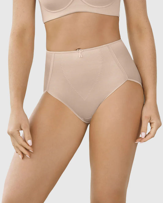Calzón Mujer Clásico de Control Café Claro