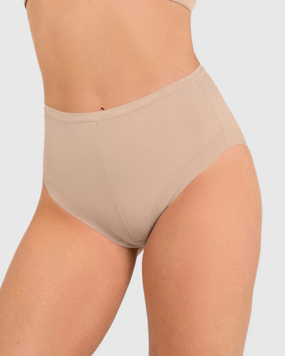 Calzón Mujer Clásico Invisible con Ajuste Perfecto Café Claro
