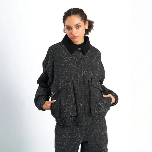 Chaqueta Mujer Animal Print Leopardo