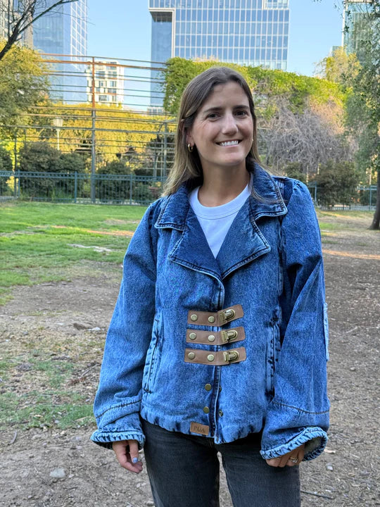Chaqueta Mujer Bari Azul