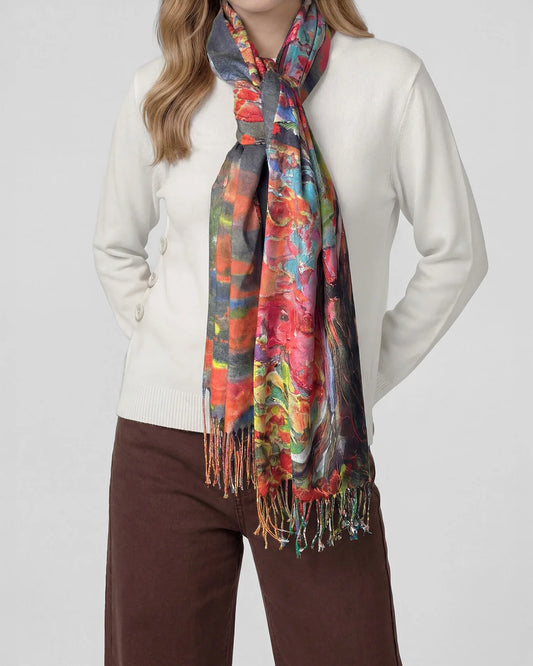 Echarpe Mujer Francisca Rojo
