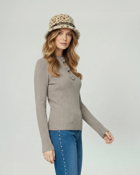 Gorro Mujer Lidia Beige