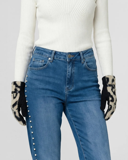 Guante Mujer Daniela Negro