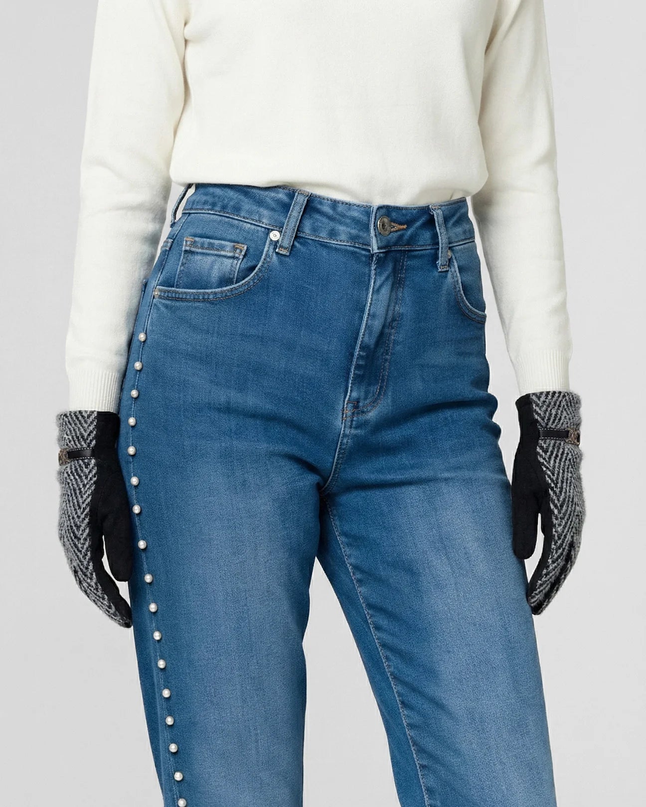 Guante Mujer Javiera Gris