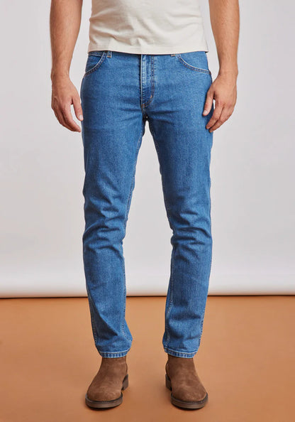 Jeans Hombre Regular Azul