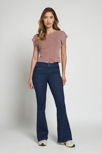 Jeans Mujer Flare 5035 Azul