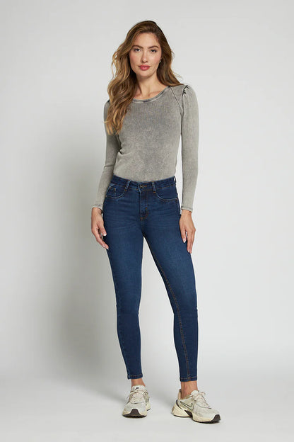 Jeans Mujer High Waist 5038 Azul