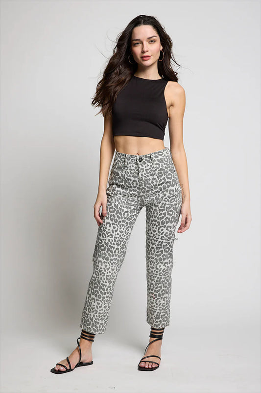 Jeans Mujer Mom 5301 Gris