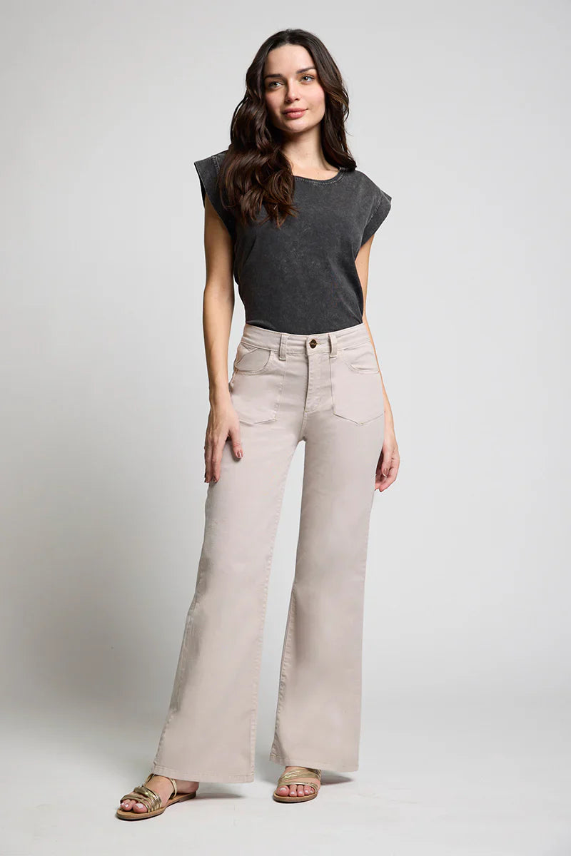 Jeans Mujer Wide Leg 5234 Arena