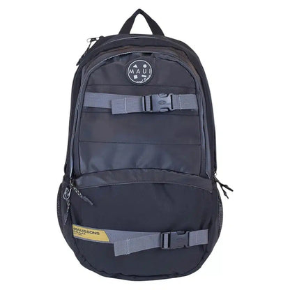 Mochila Niño 5am135-Mc Liso 22 Lts Porta Botella Black